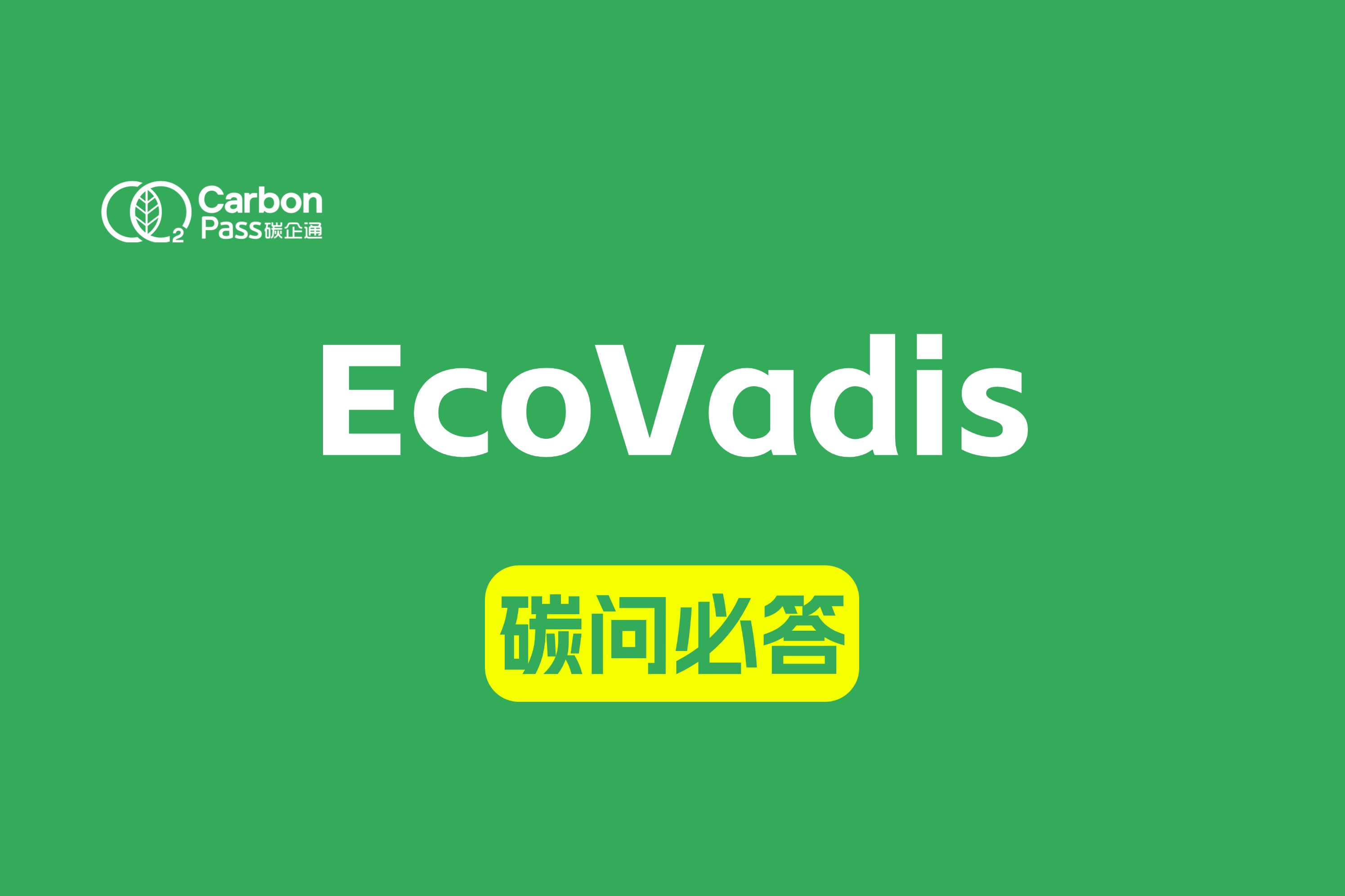 EcoVadis篇